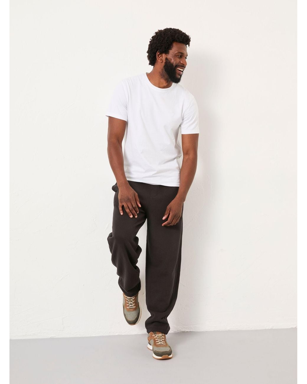 FatFace Black Brooke Jogger for men