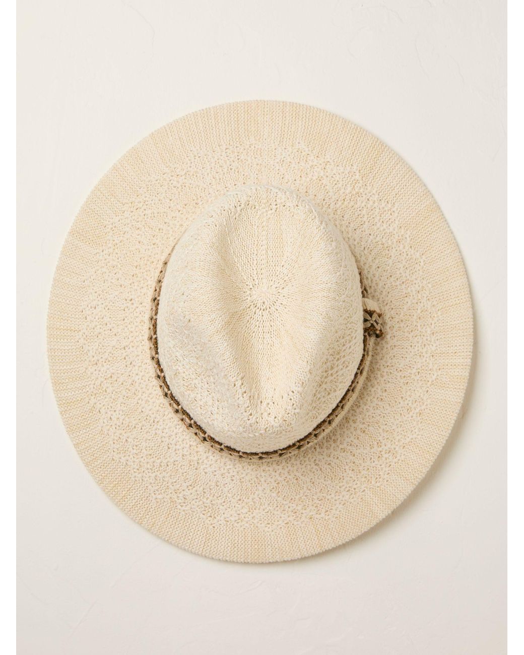 FatFace Natural Sparkle Fedora Hat