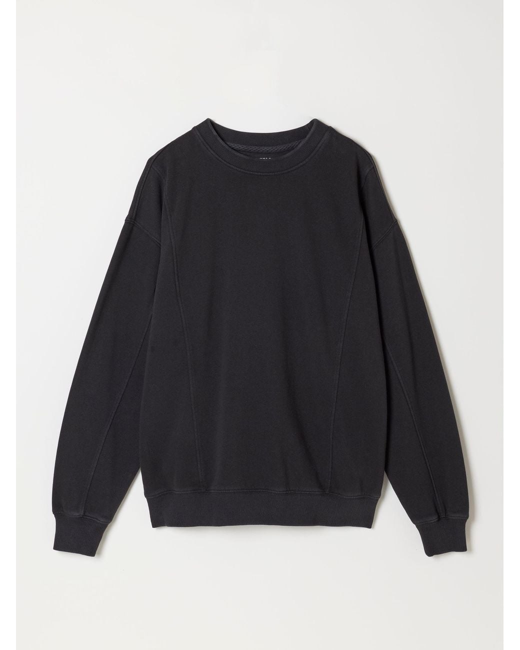FatFace Black Sienna Seam Detail Crew Sweat