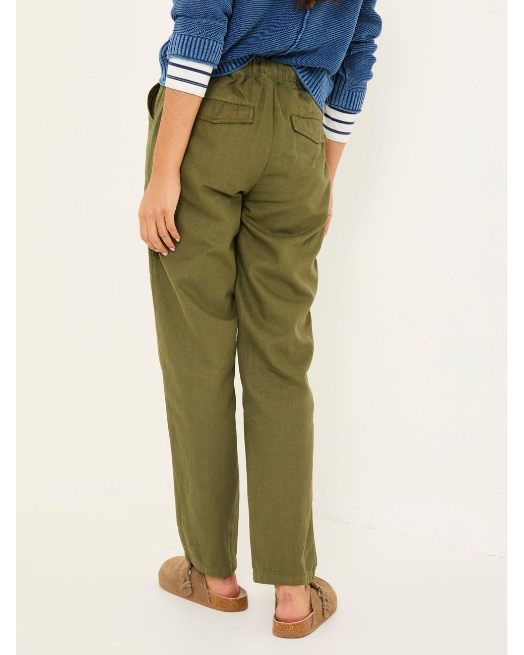 FatFace Green Hoyton Cargo Trousers