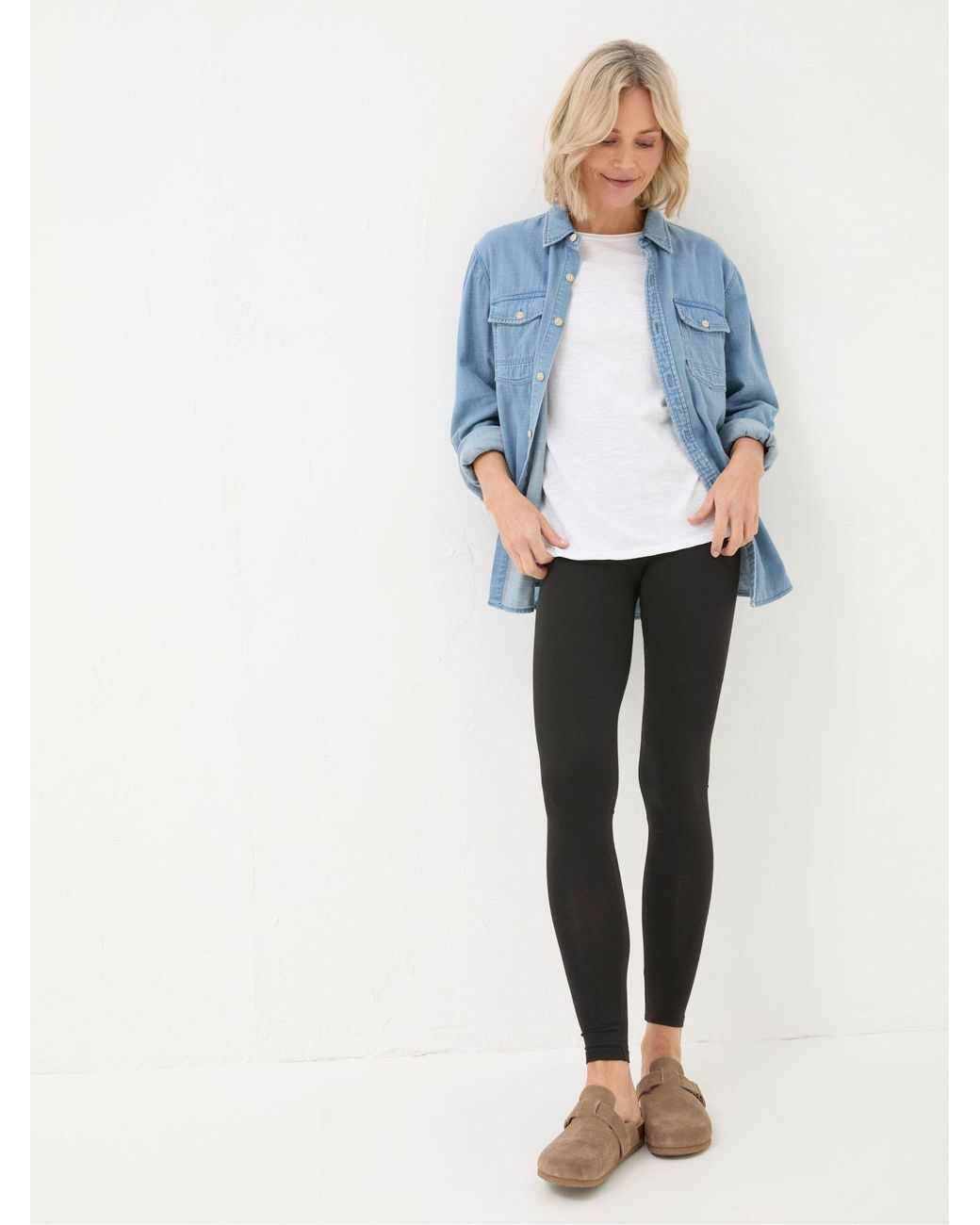 FatFace Blue Meribel Full Length Leggings