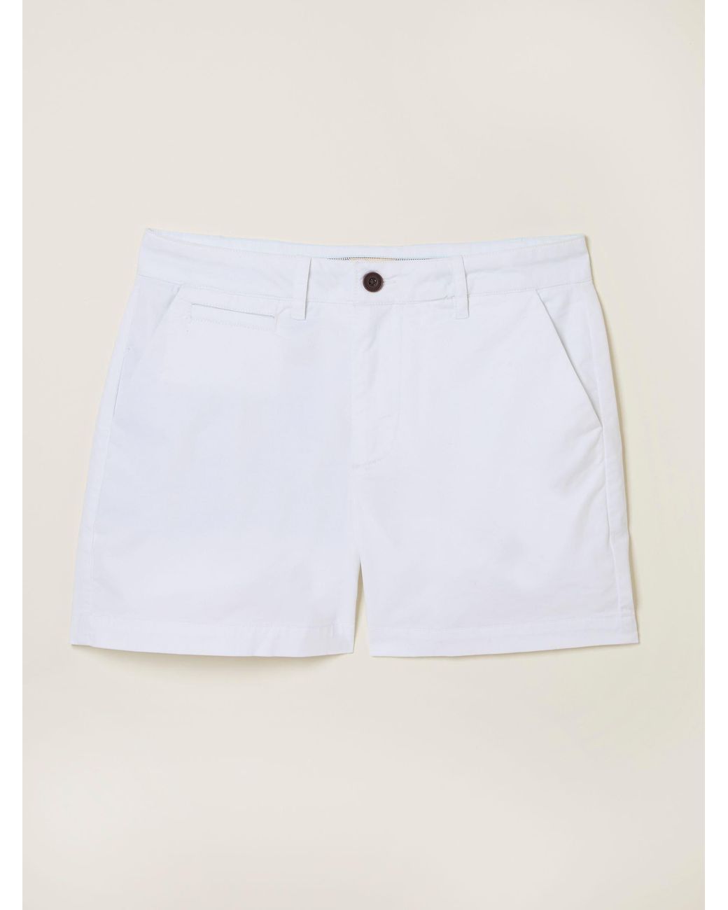 FatFace White Padstow Chino Shorts