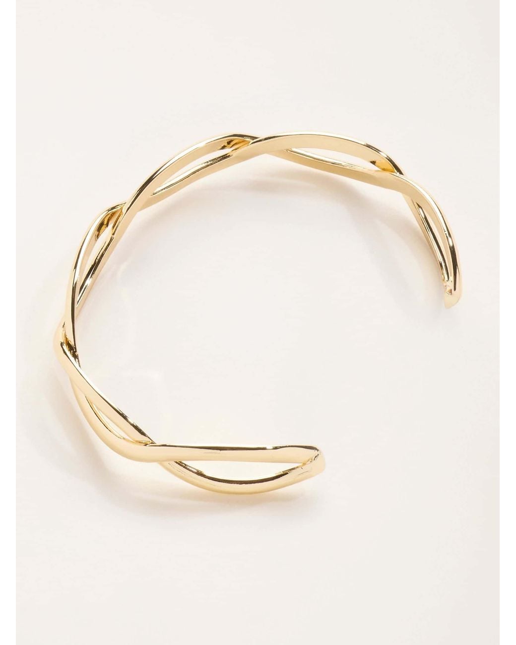 FatFace Green Twist Bangle