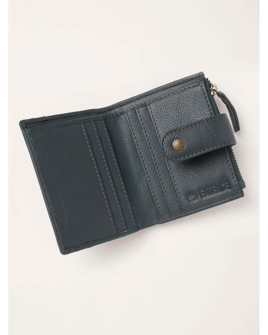 FatFace Blue Leather Cardholder