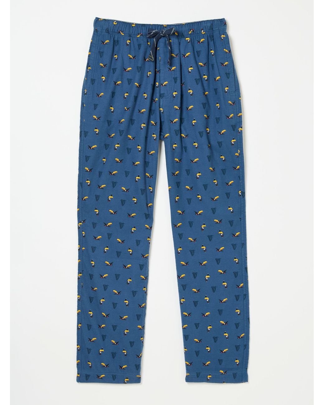 FatFace Blue Guinness Print Pyjama Bottoms for men