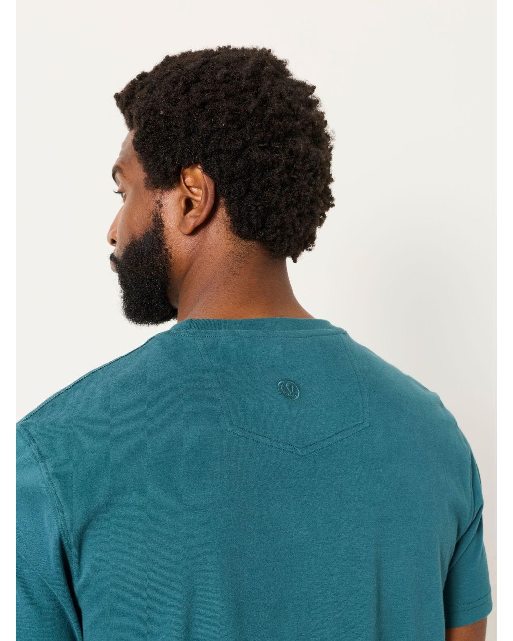 FatFace Blue Highland Graphic T-Shirt for men