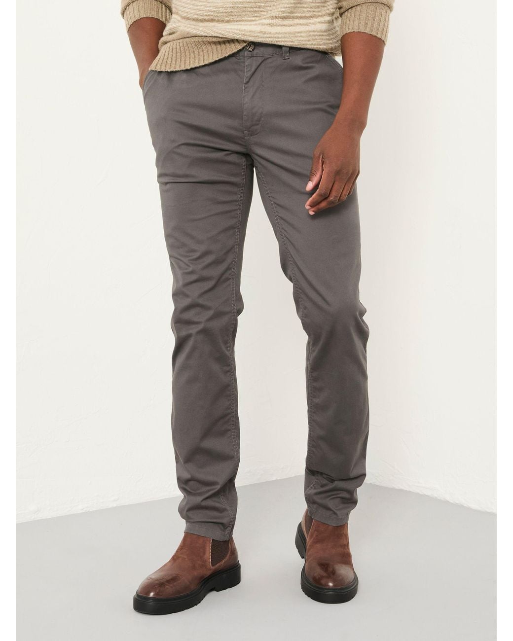 FatFace Natural Heyshott Slim Chinos for men