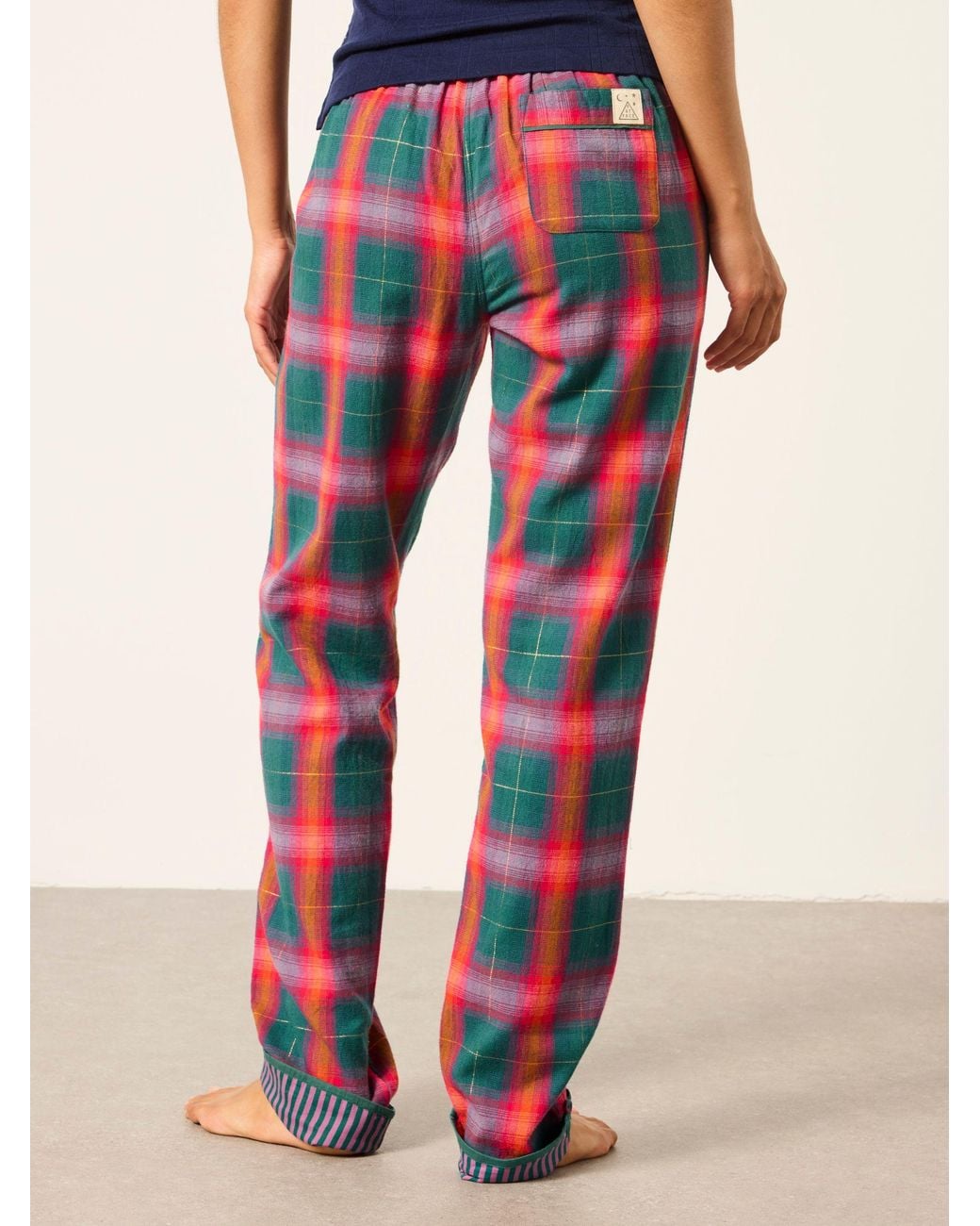 FatFace Multicolor Eva Jewel Check Pyjama Bottoms