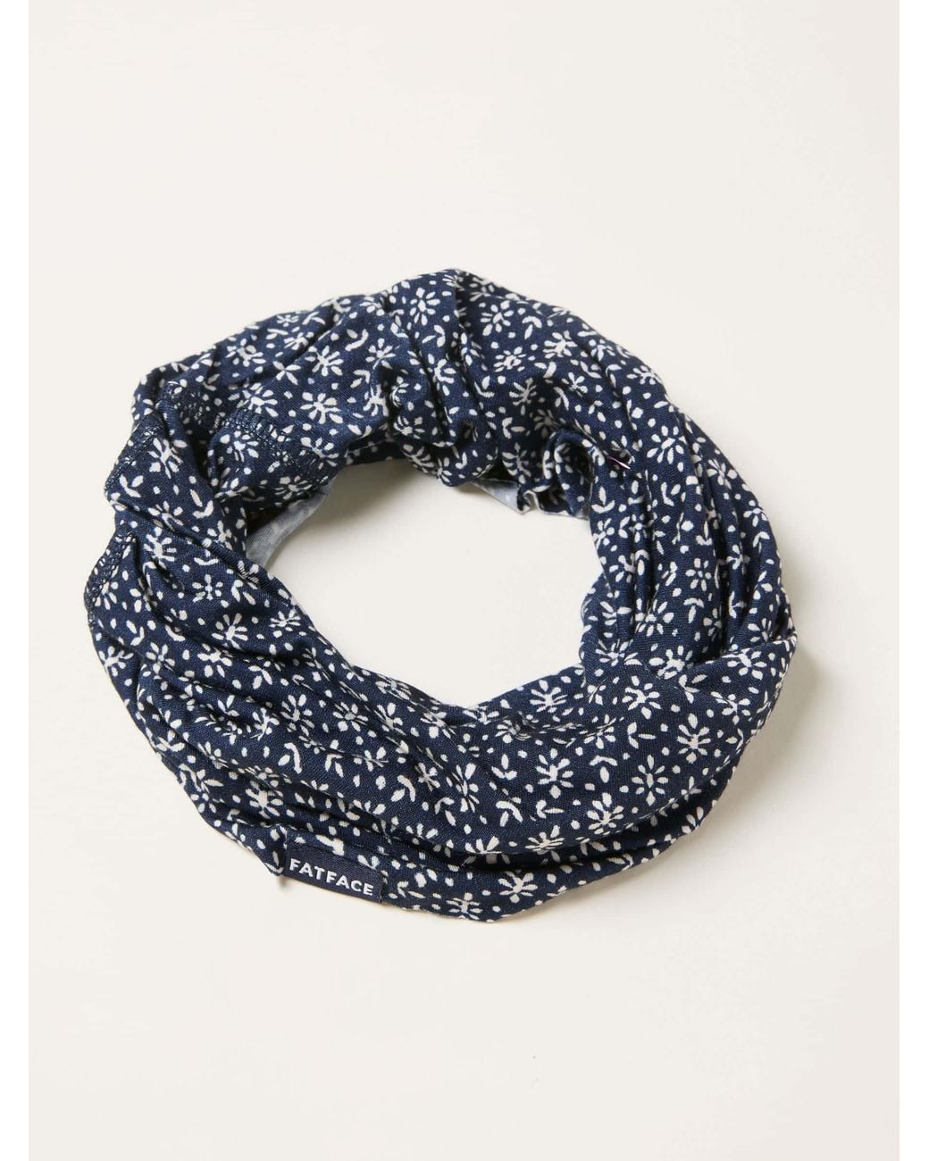 FatFace Blue Paisley Print Multi Snood