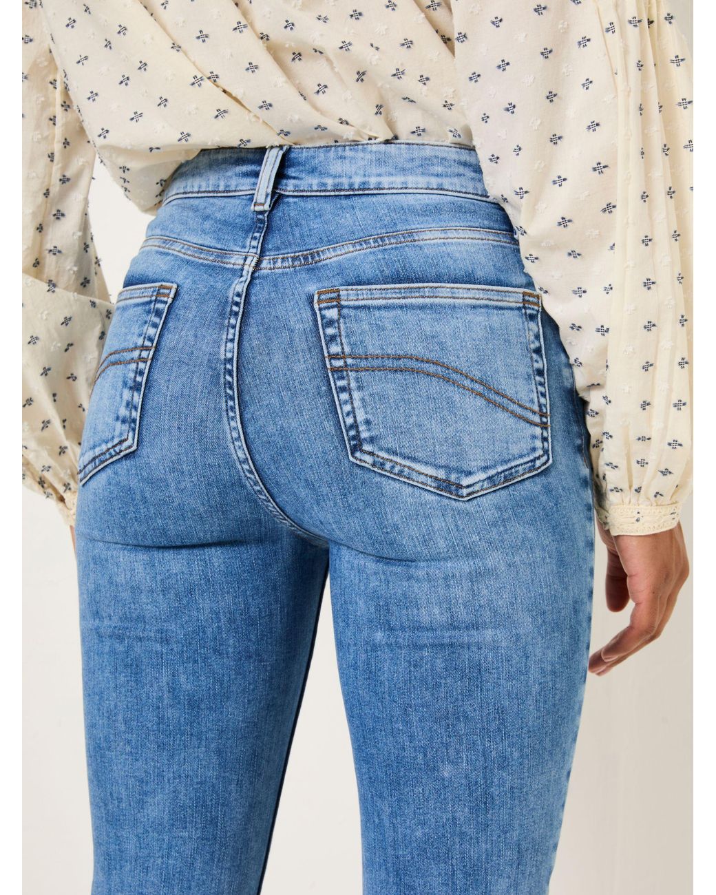 FatFace Blue Harlow Highwaist Skinny Jeans