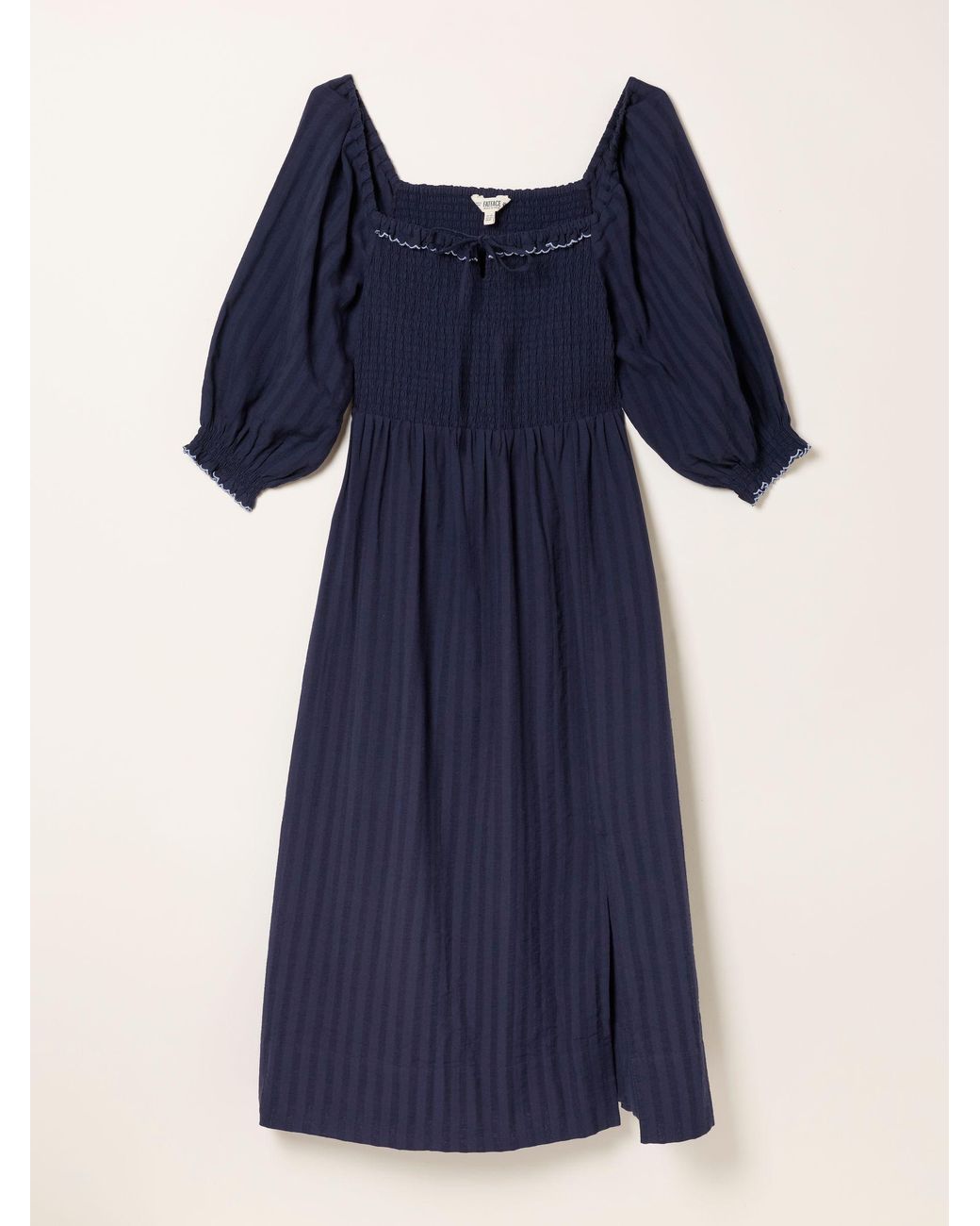 FatFace Blue Fatface Amelie Midi Dress