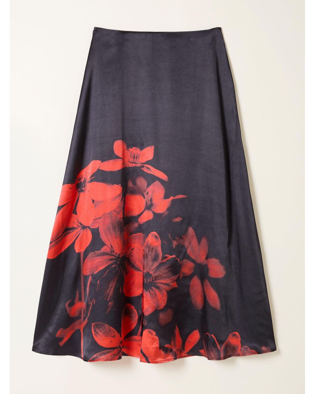 FatFace Brown Joelle Midi Skirt