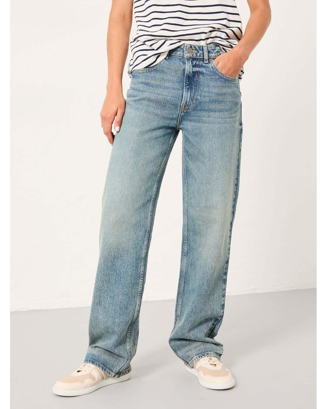 FatFace Blue Filby Relaxed Straight Jeans