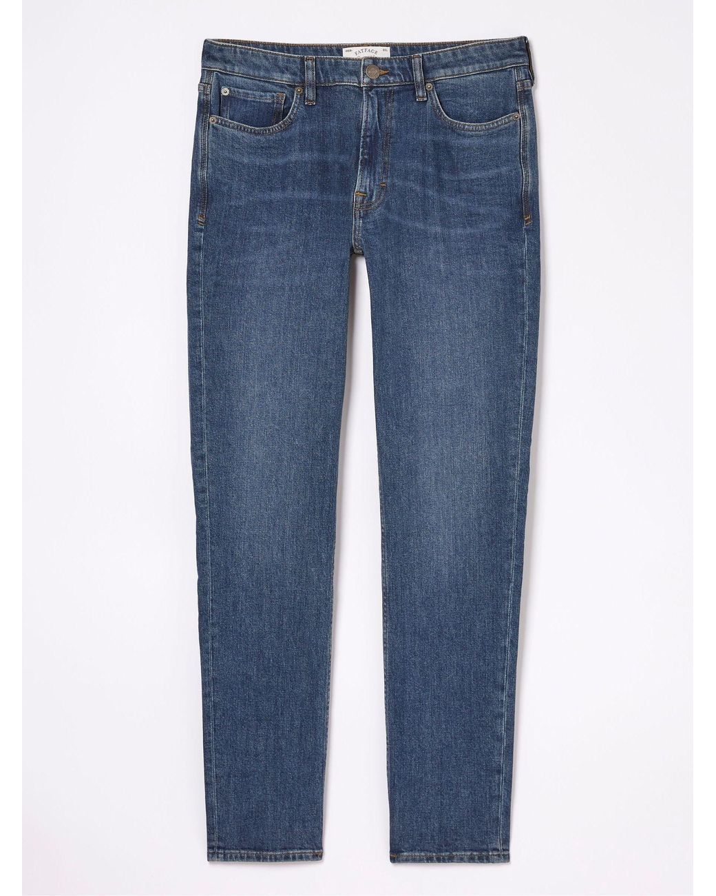 FatFace Blue Slim Fit Jeans for men