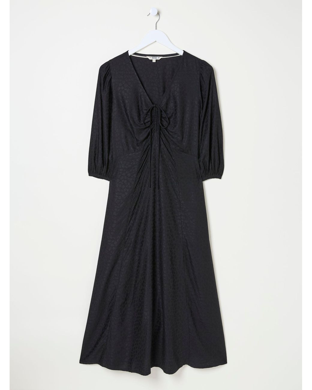 FatFace Black Libby Midi Dress