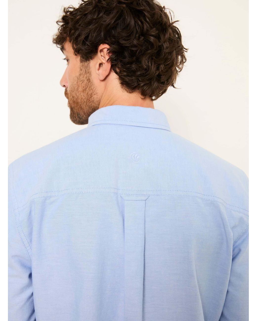FatFace Blue Long Sleeve 2 Pack Oxford Shirts for men