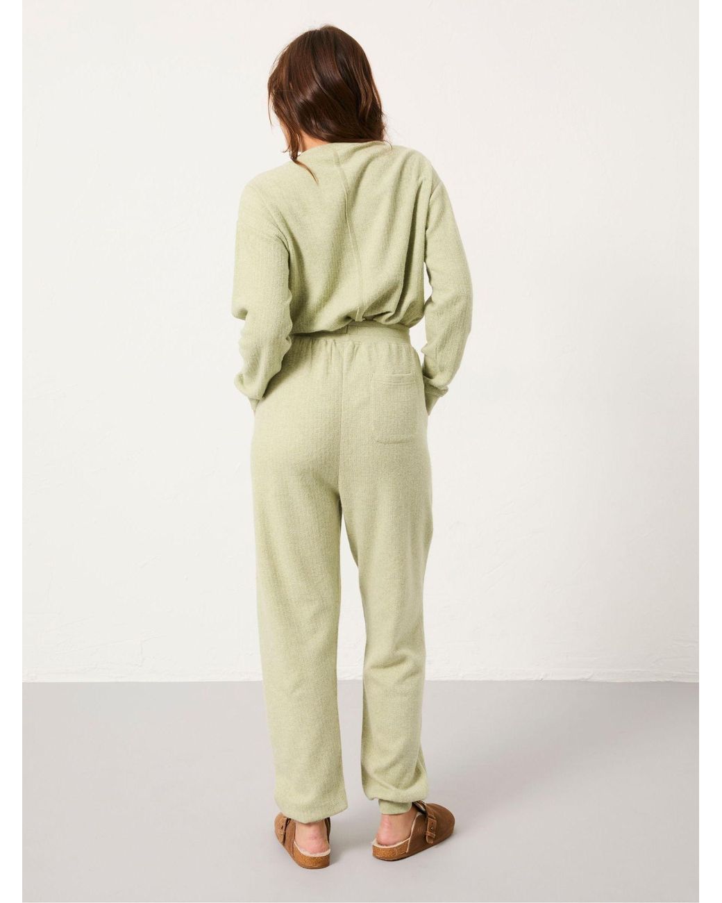 FatFace Natural Cuffed Lounge Bottoms