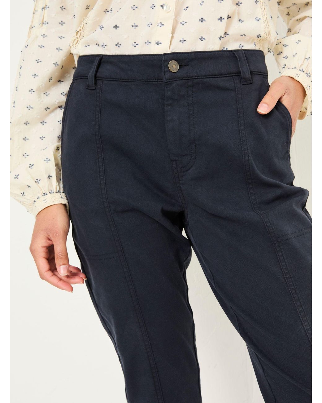 FatFace Blue Boston Cargo Trousers
