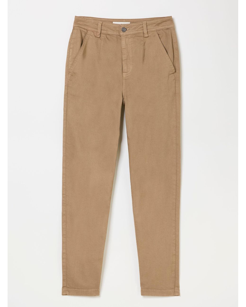 FatFace Natural Fatface Aspen Stone Chino Trousers