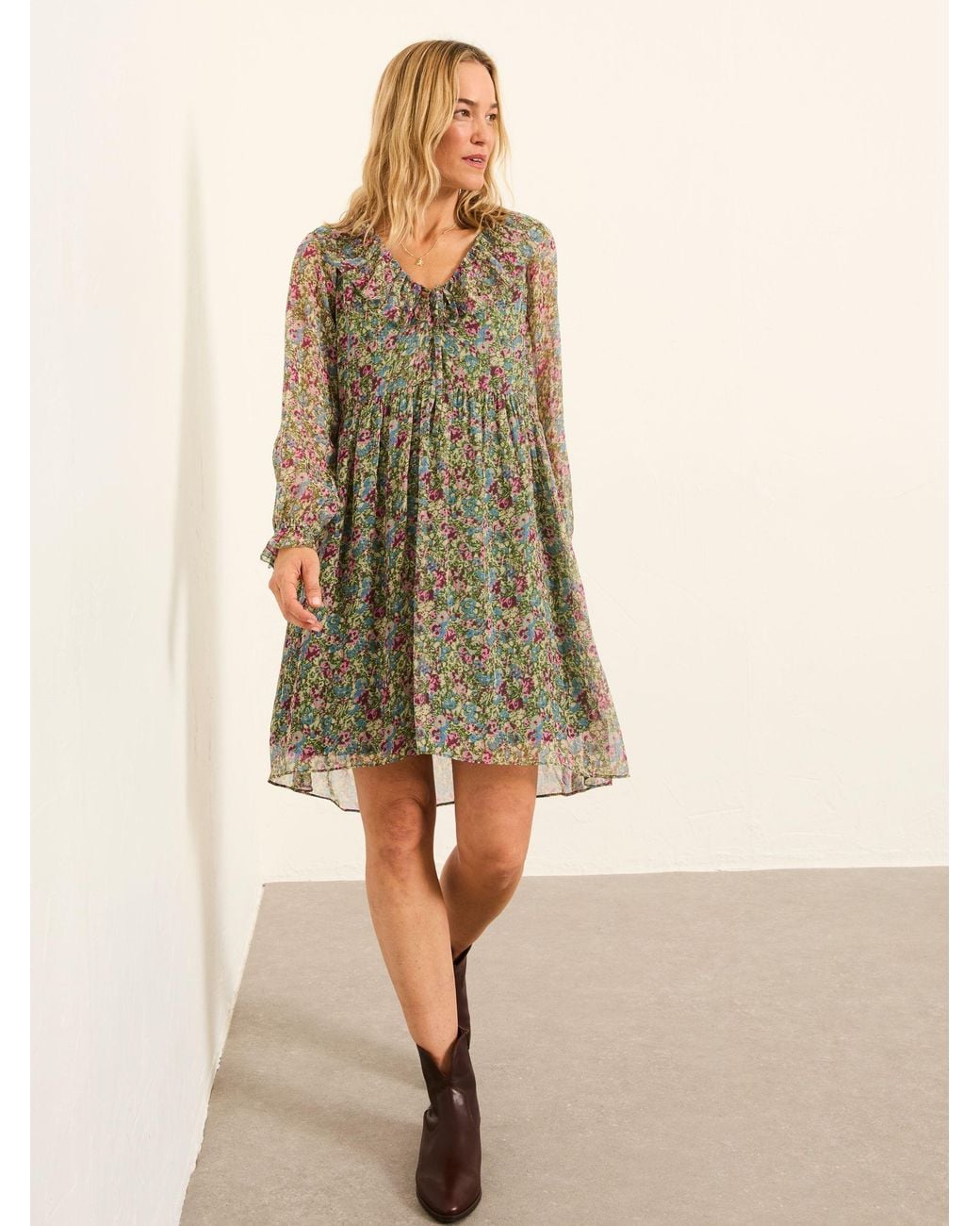 FatFace Natural Bella Petite Dress