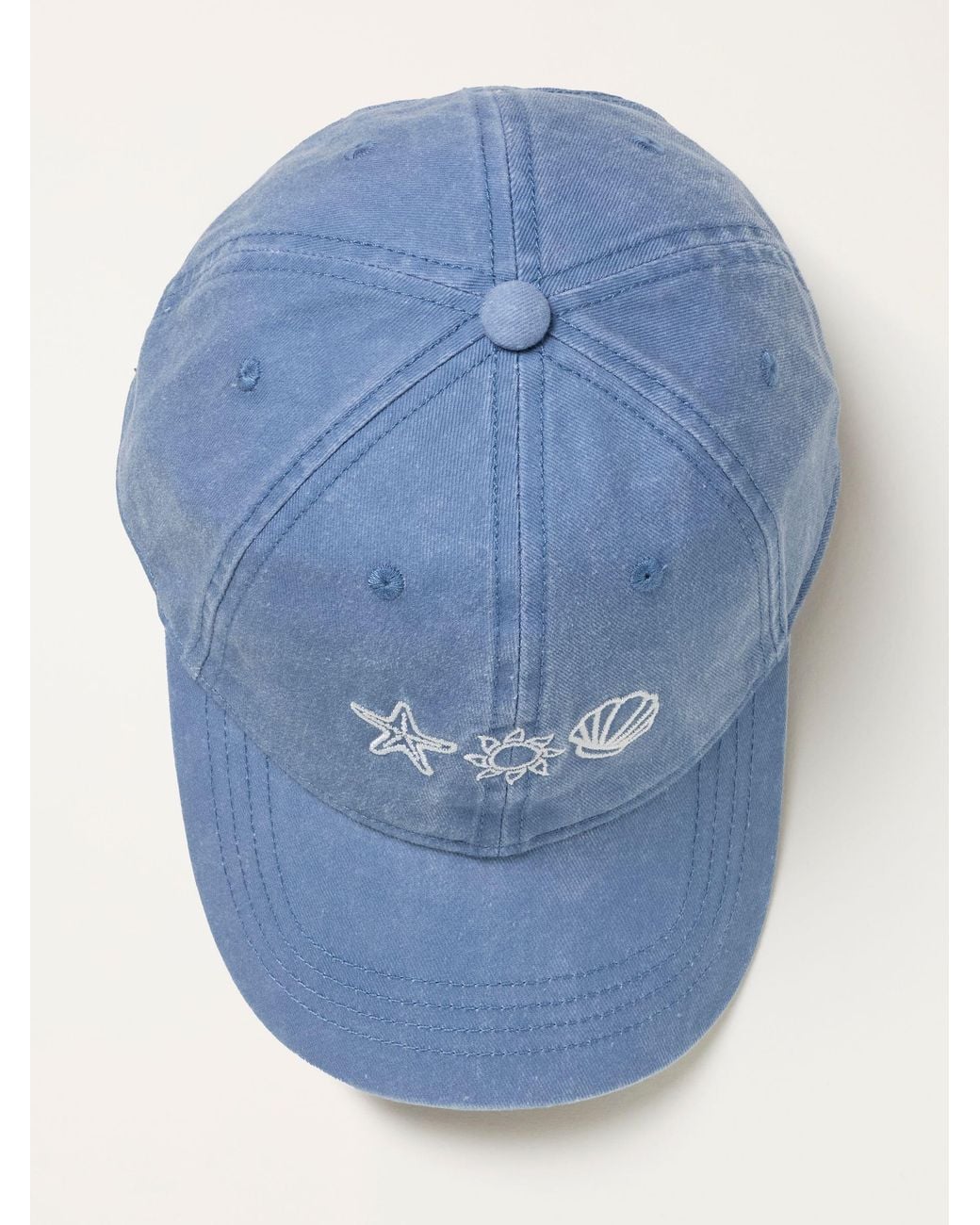 FatFace Blue Marine Conservation Society Embroidered Cap