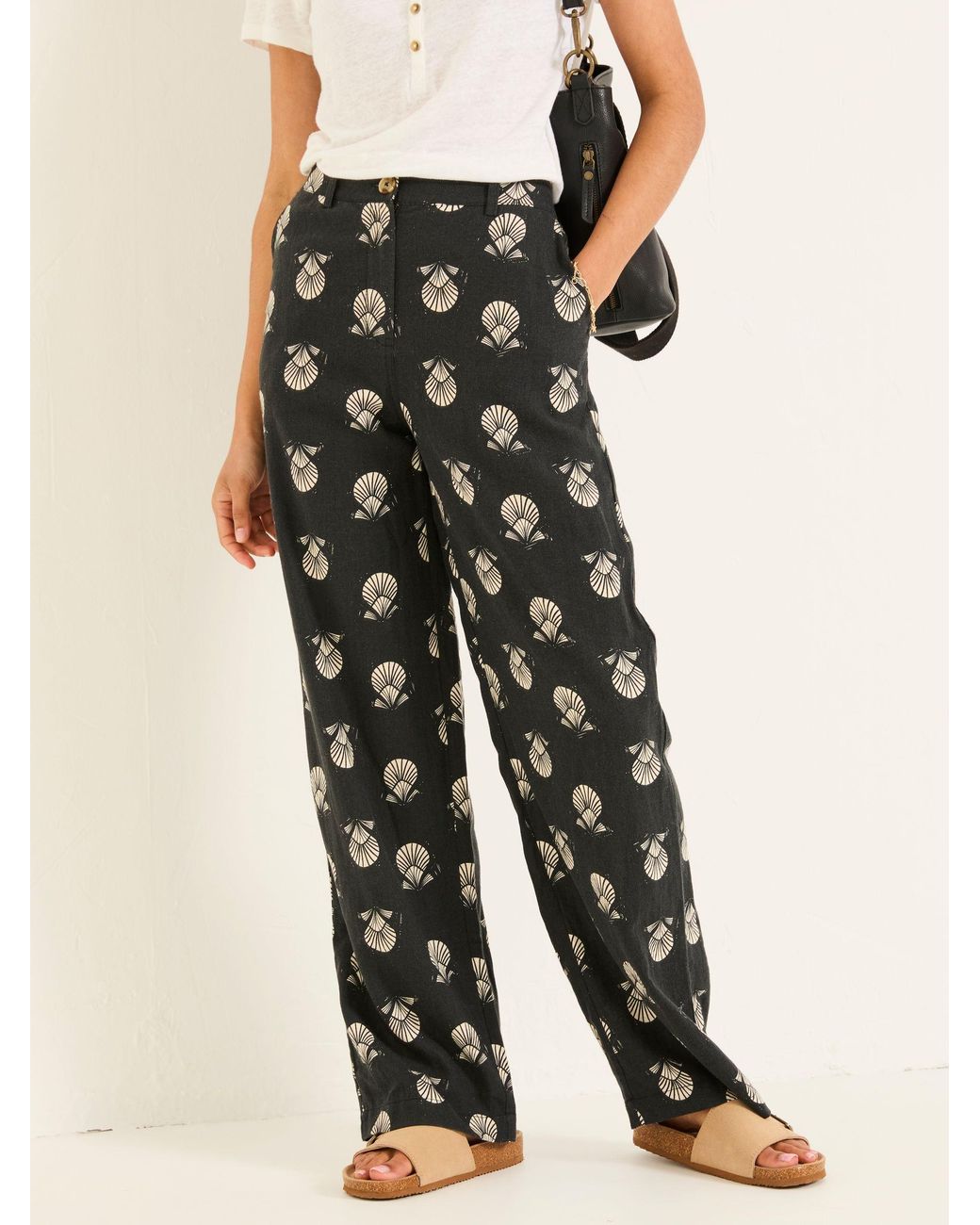 FatFace Multicolor Ellie Straight Leg Trousers