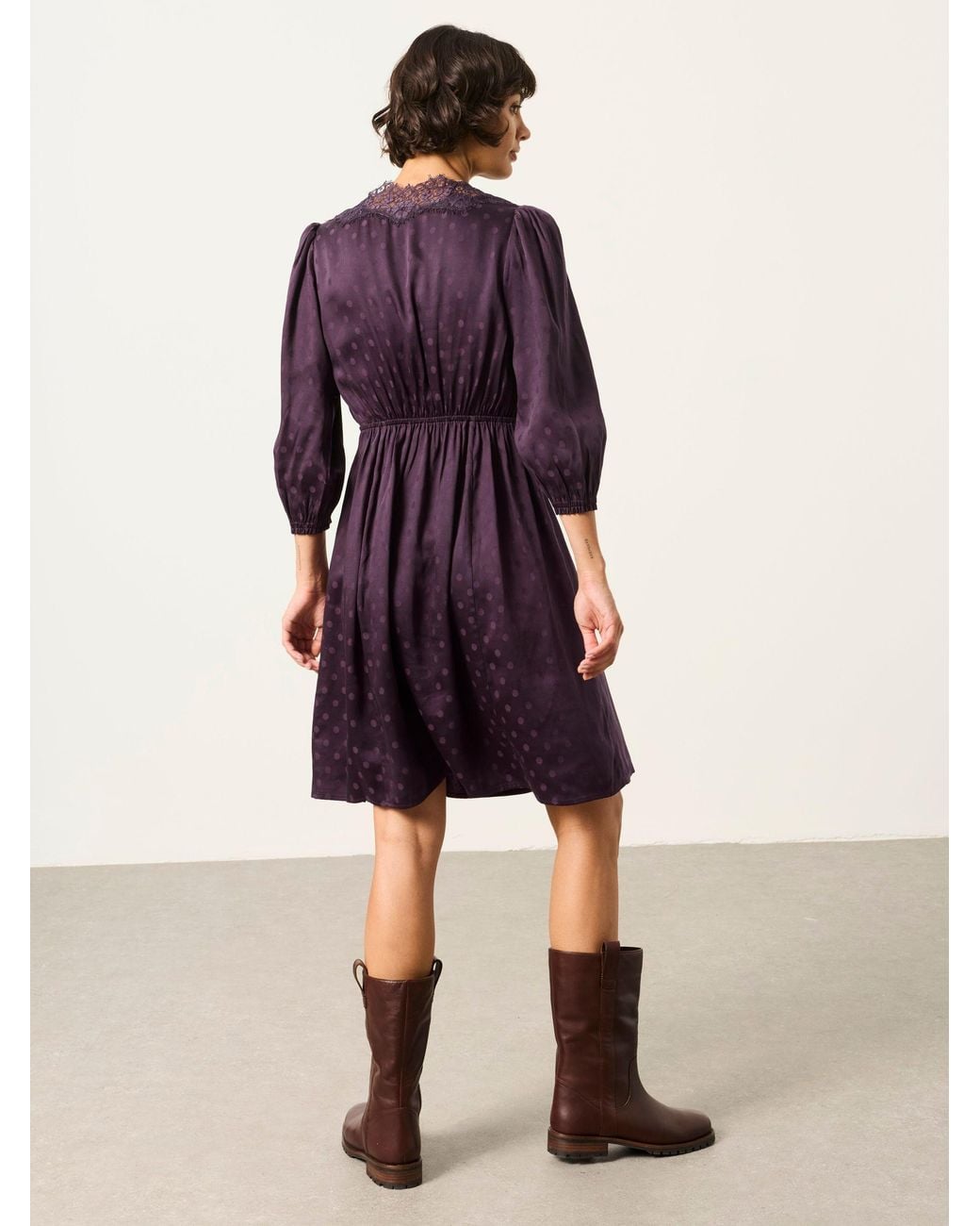 FatFace Purple Libby Dress