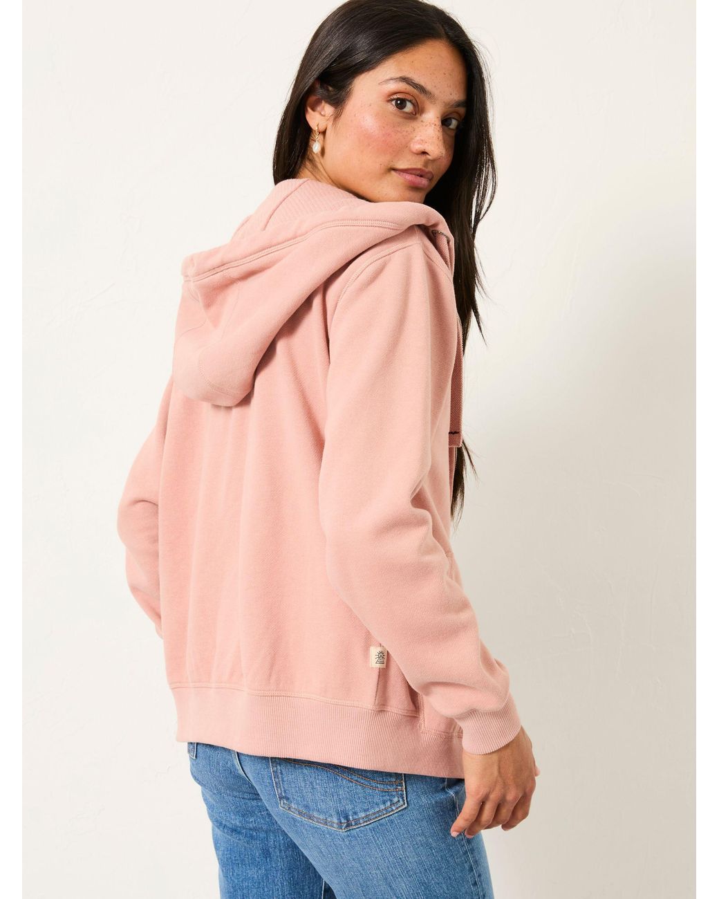 FatFace Blue Amy Zip Through Hoodie