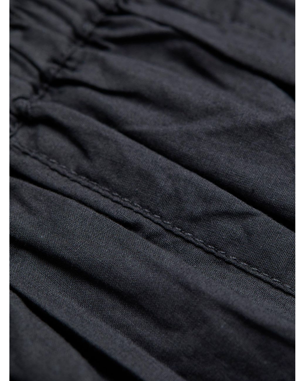FatFace Black Aubrey Wide Leg Crop Trouser