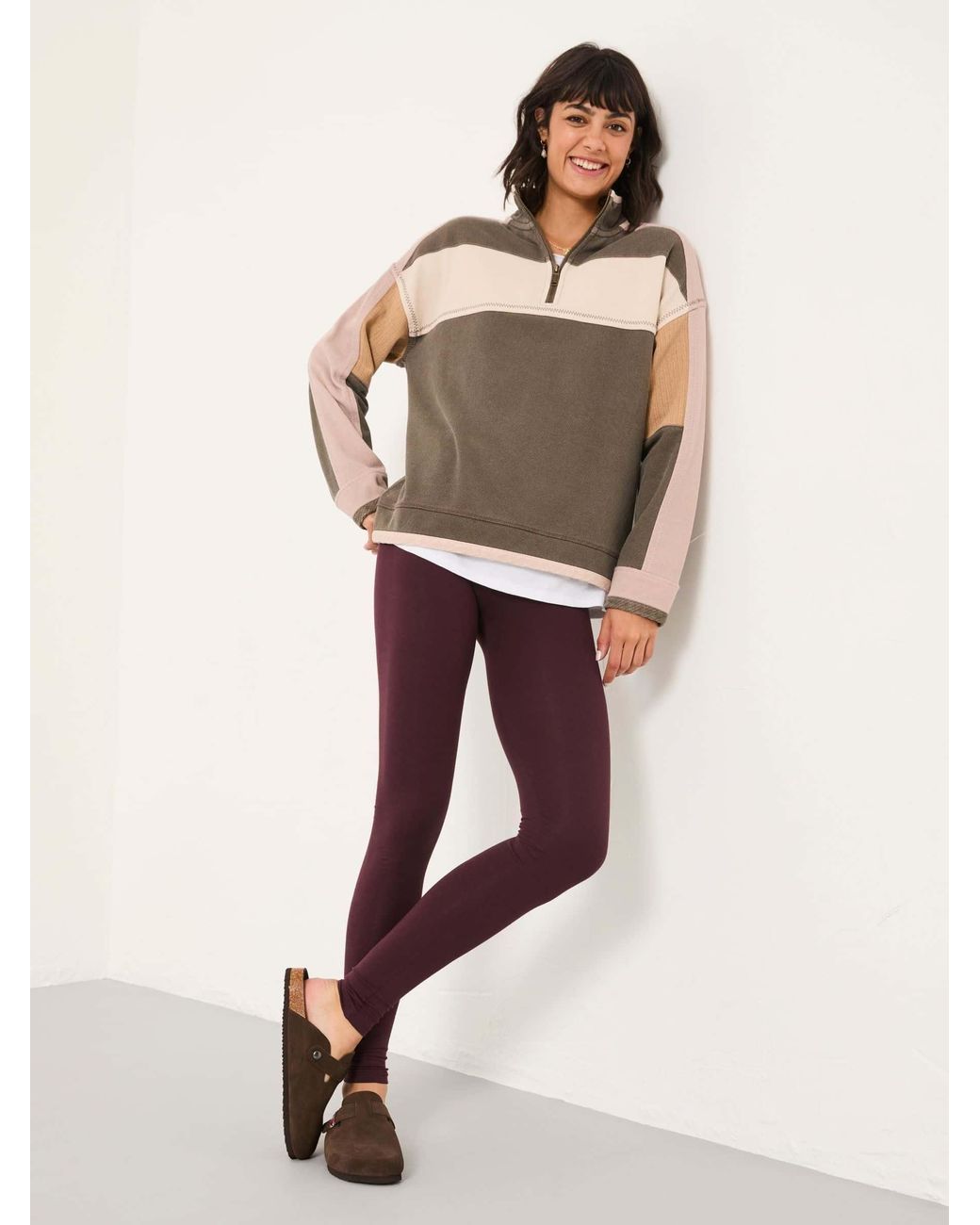 FatFace Purple Meribel High Rise Legging