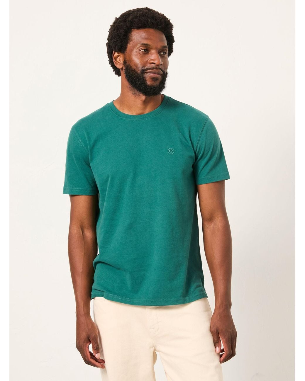 FatFace Green Lulworth Short Sleeve T-Shirt for men