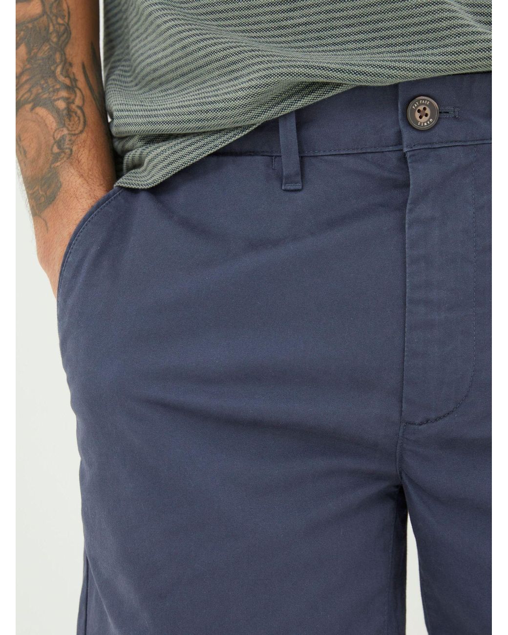 FatFace Blue Mawes Chinos Shorts for men