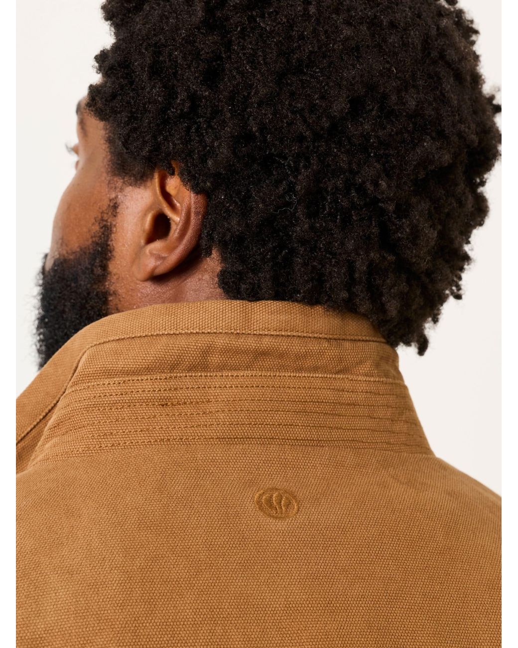 FatFace Natural Canvas Jacket for men