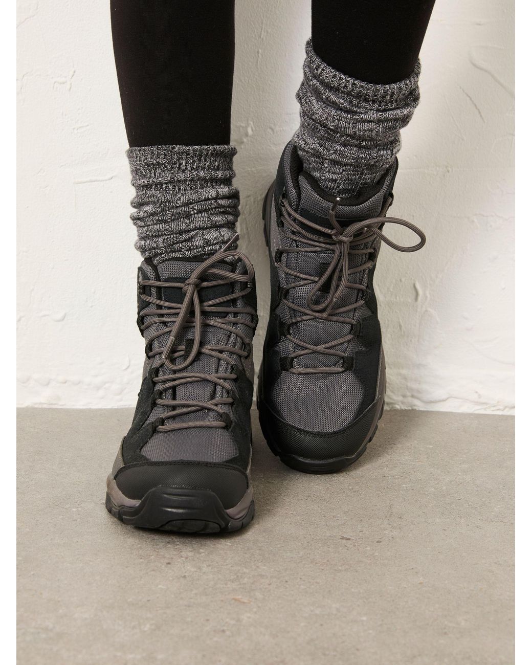FatFace Gray Walking Ankle Boots