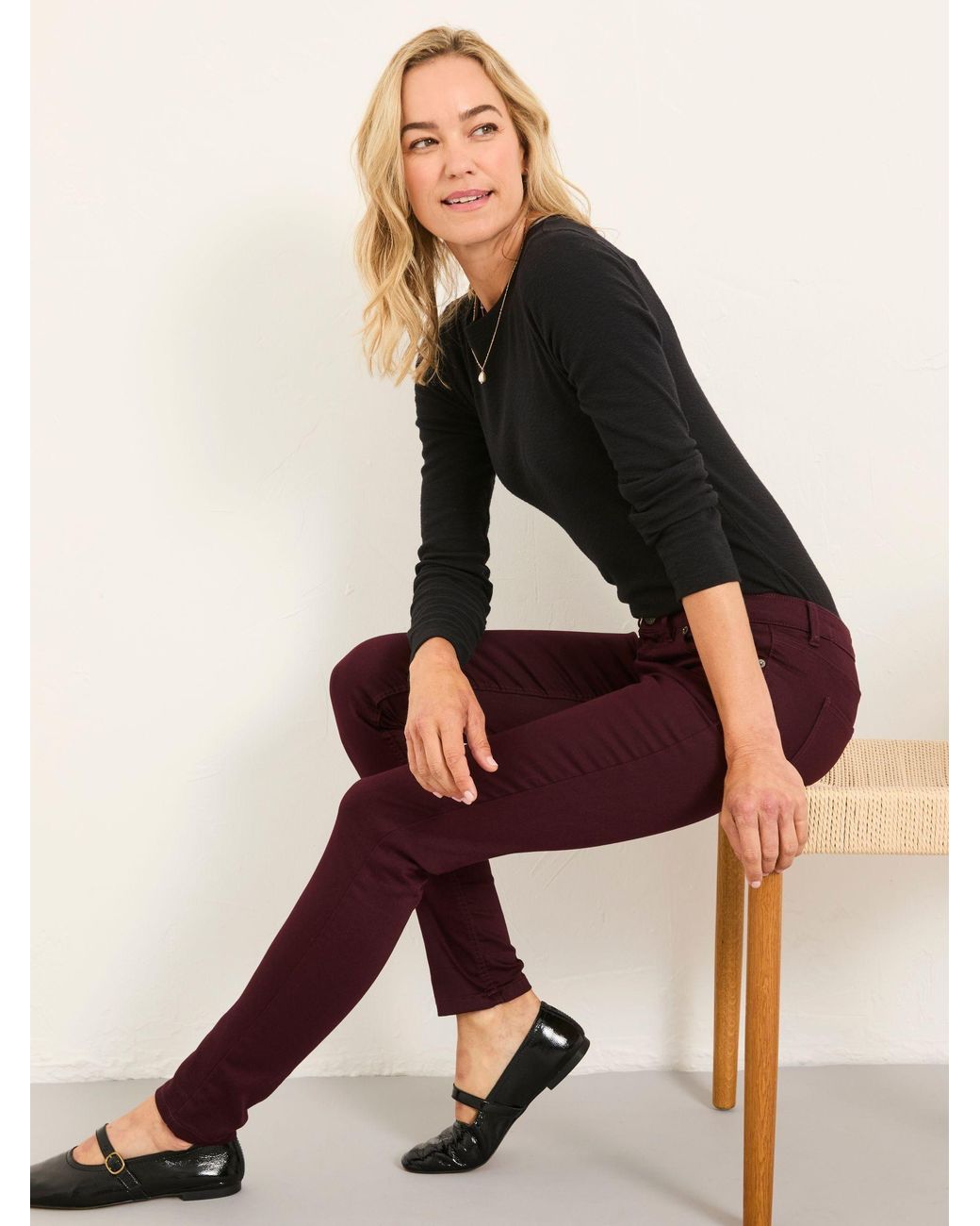 FatFace Natural Hayle Five Pocket Jegging
