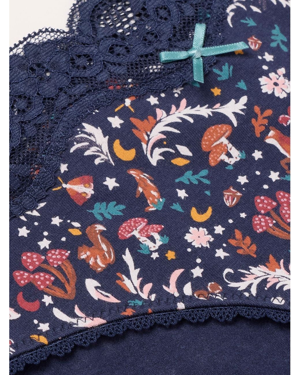 FatFace Blue Woodland High Leg Knickers