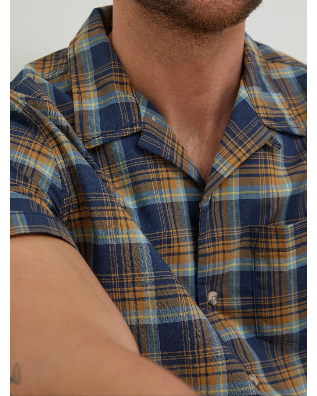 FatFace Gray Kilcoy Check Shirt for men