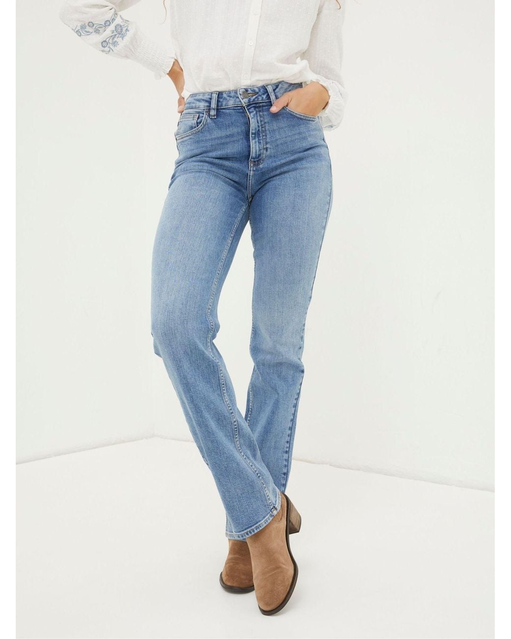 FatFace Blue Brooke Bootcut Jeans