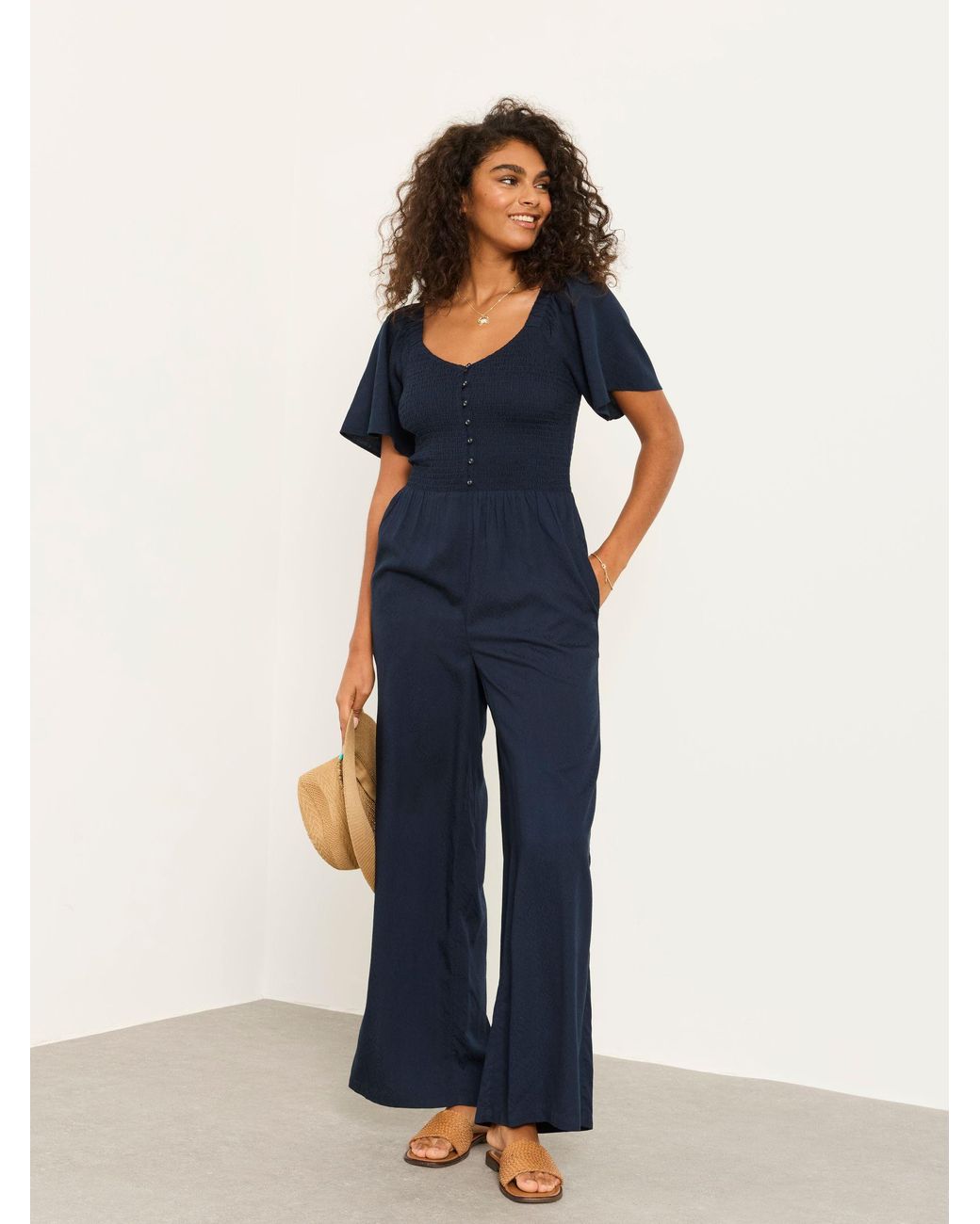 FatFace Blue Gabby Jumpsuit