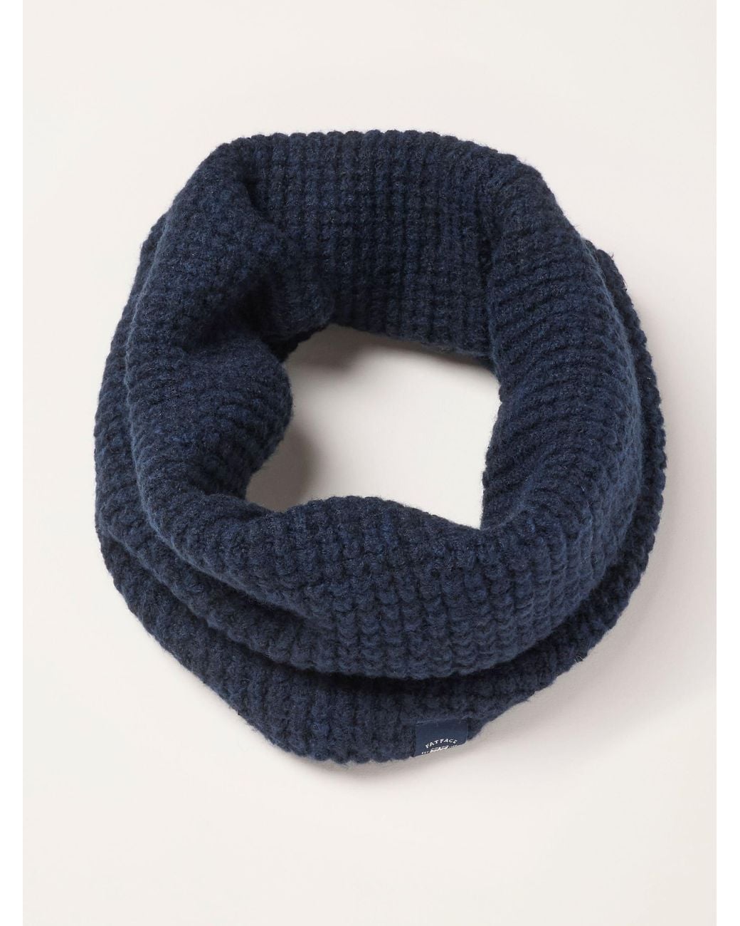 FatFace Blue Fatface Waffle Snood for men