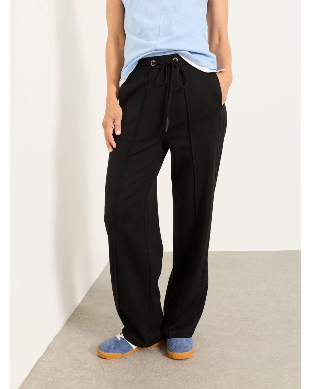 FatFace Black Ely Ponte Trousers