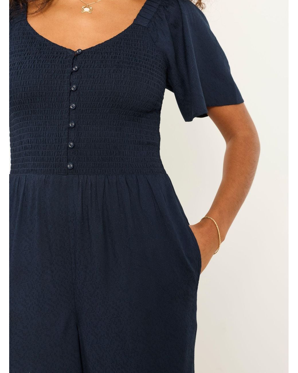 FatFace Blue Gabby Jumpsuit