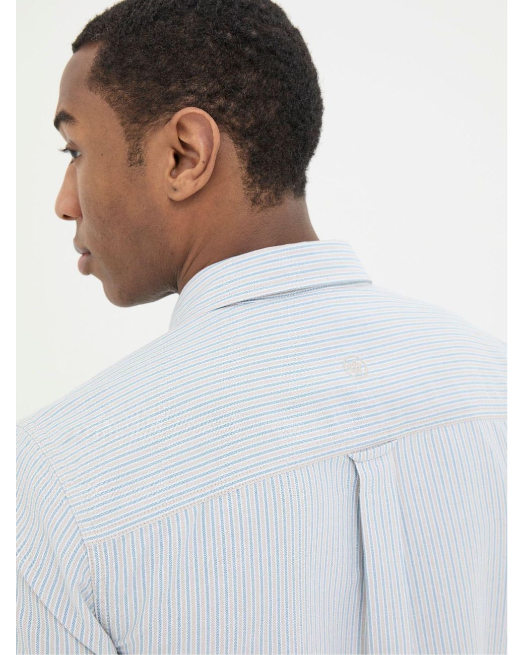 FatFace White Whaley Stripe Shirt for men