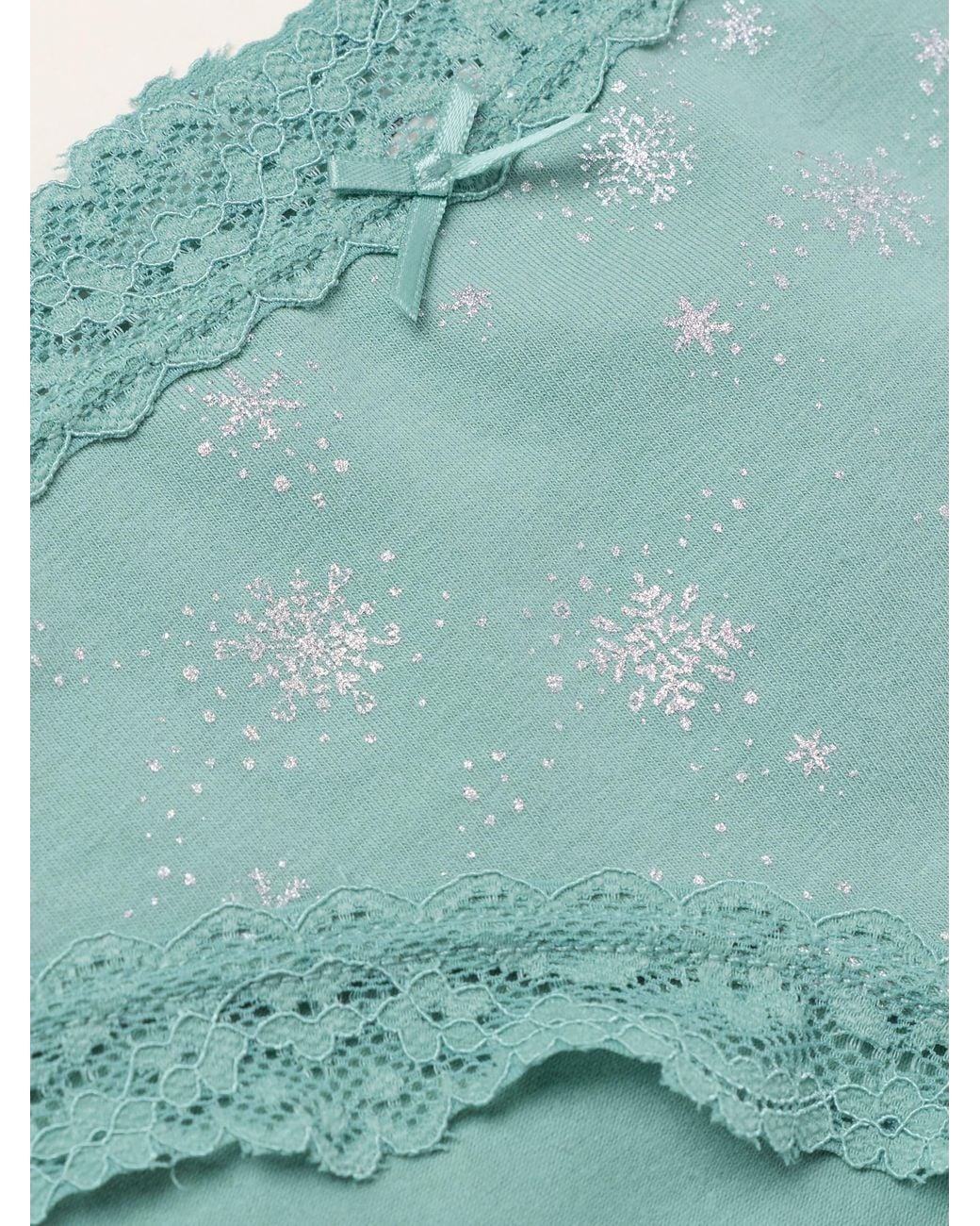 FatFace Blue Festive Snowflake Classic Knickers
