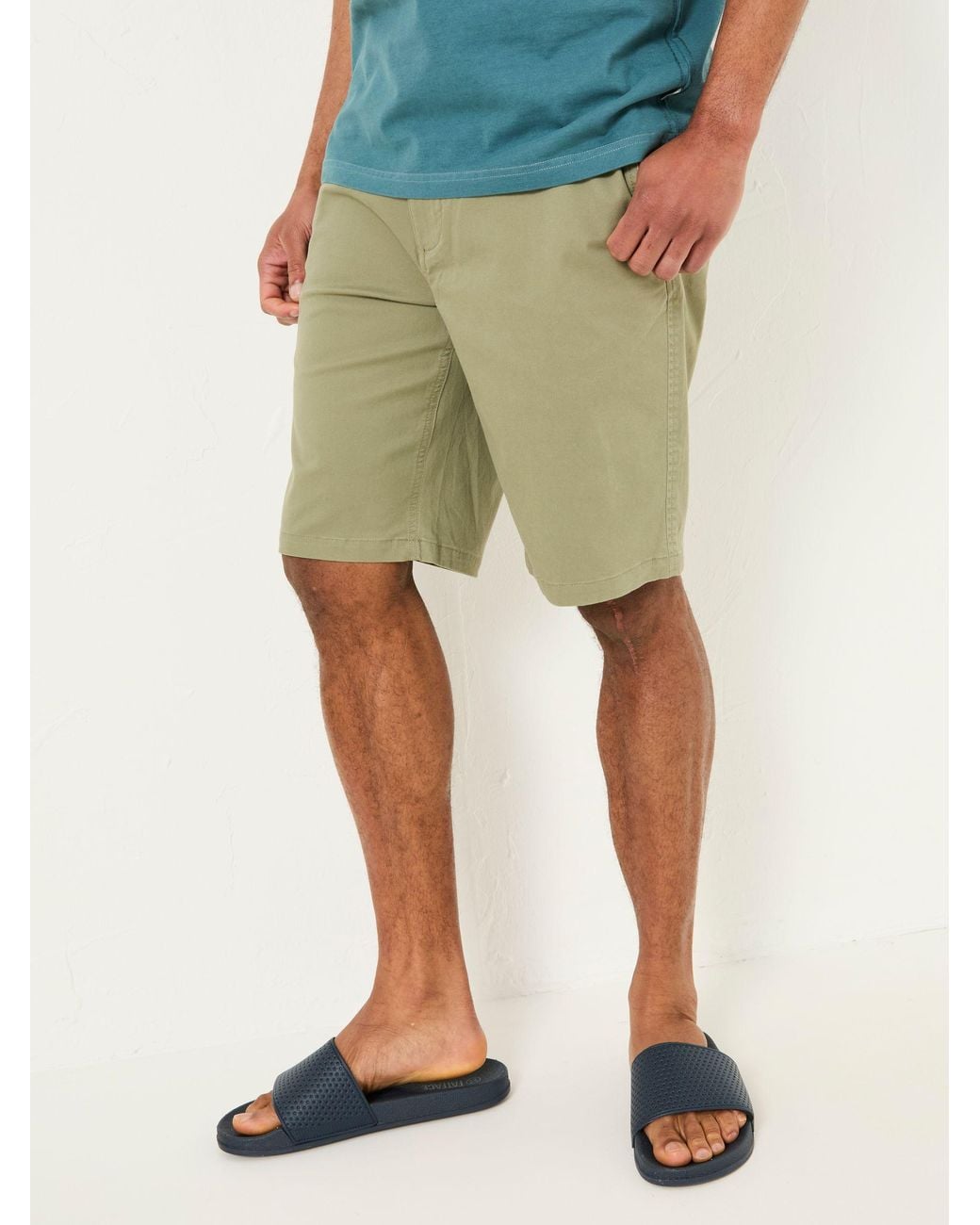 FatFace Green Mawes Chino Shorts for men