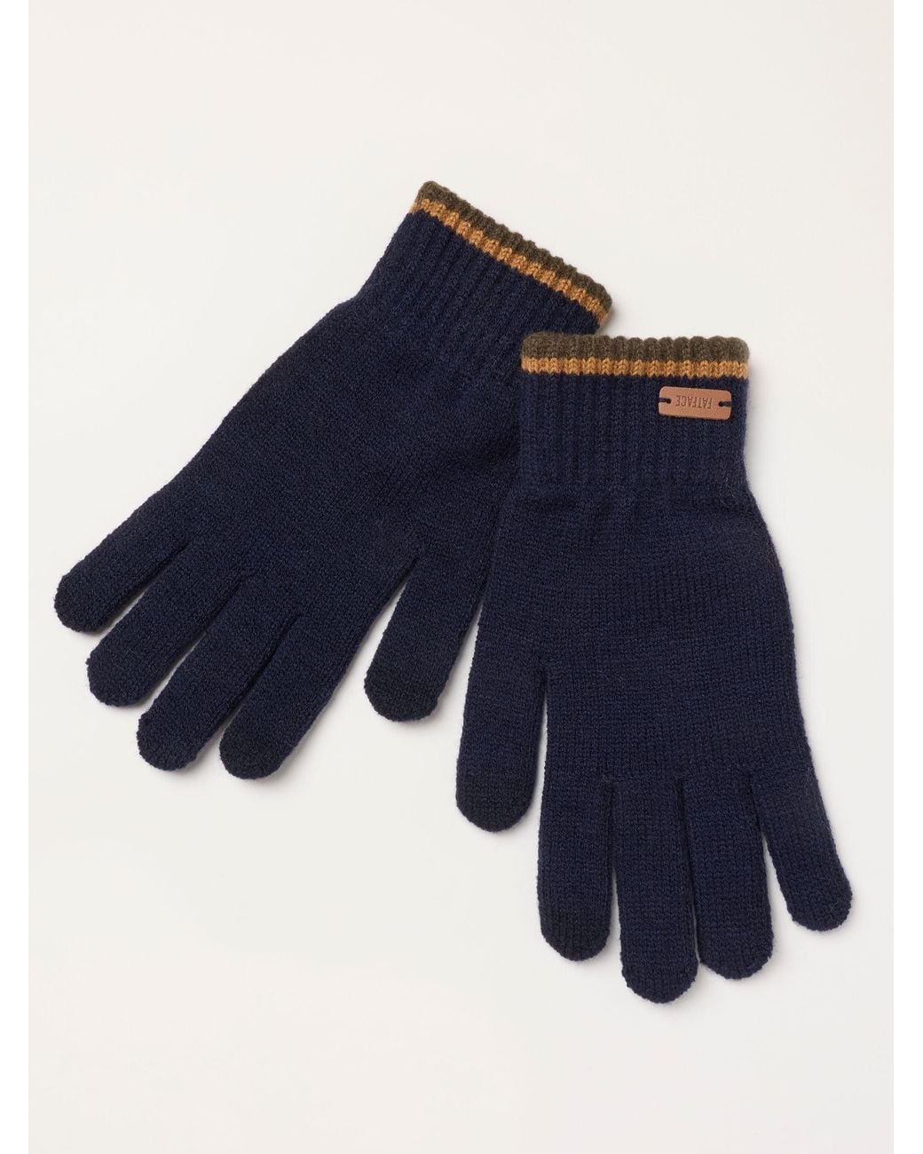 FatFace Blue Fatface Lewis Gloves for men