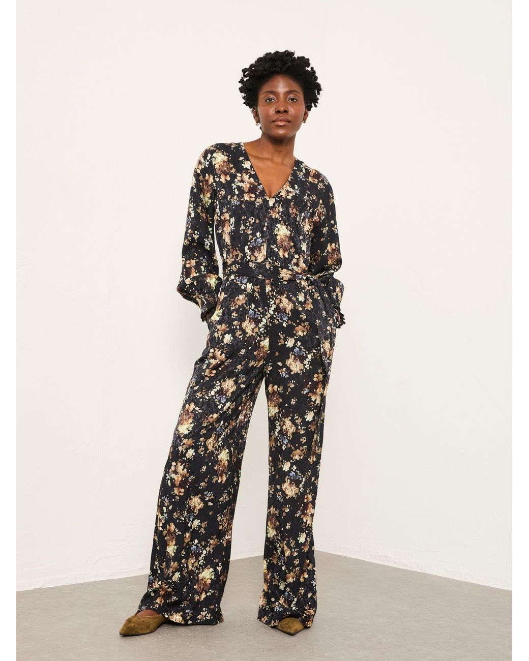 FatFace Natural Fionn Petite Jumpsuit