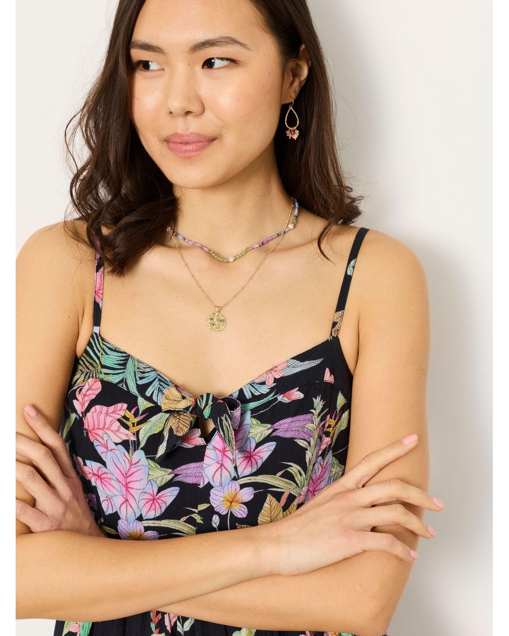 FatFace Green Salma Jumpsuit
