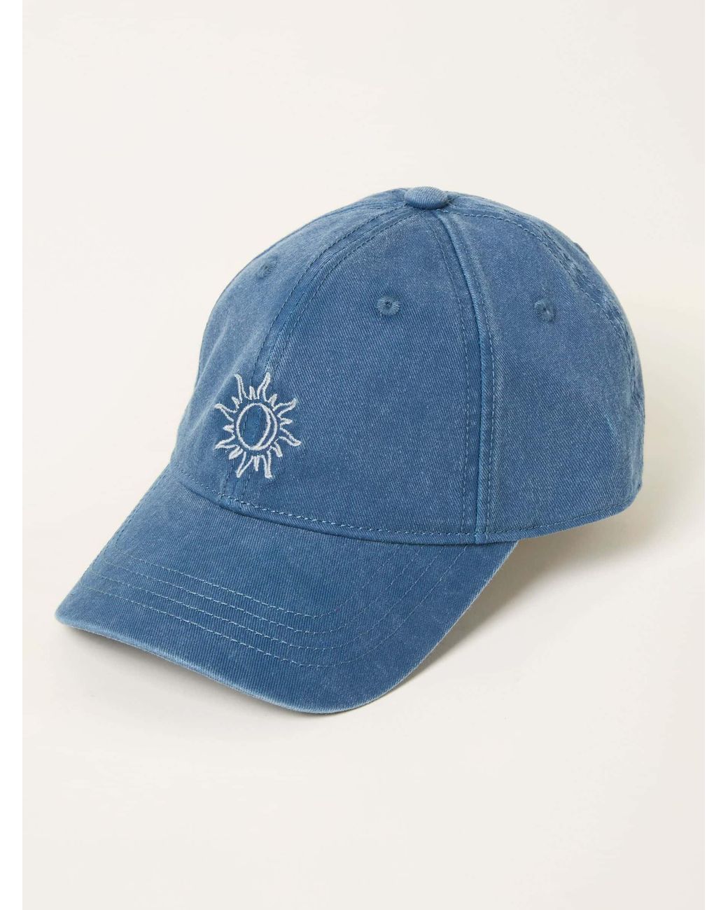 FatFace Blue Fatface Embroidered Sun Cap