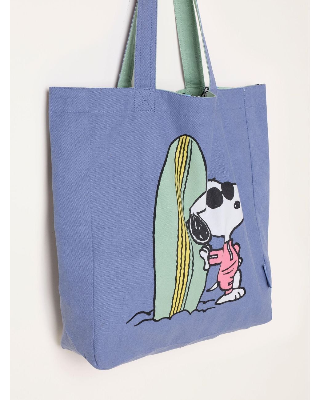 FatFace Blue Fatface Summer Snoopy Reversible Tote Bag
